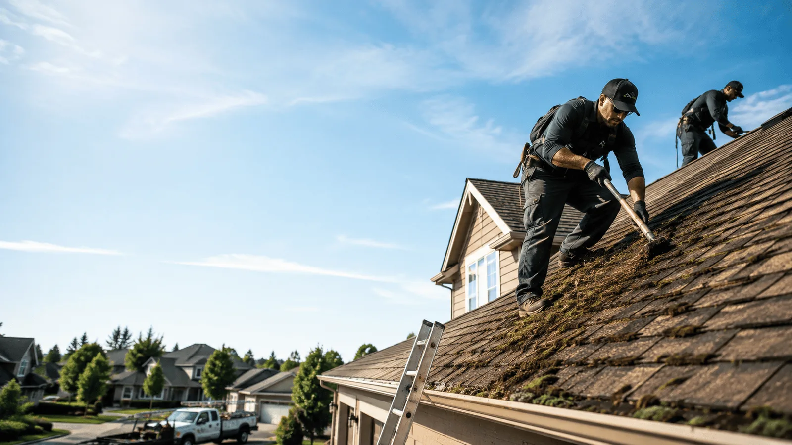 Roof Moss Removal in Wakarusa, KS near me